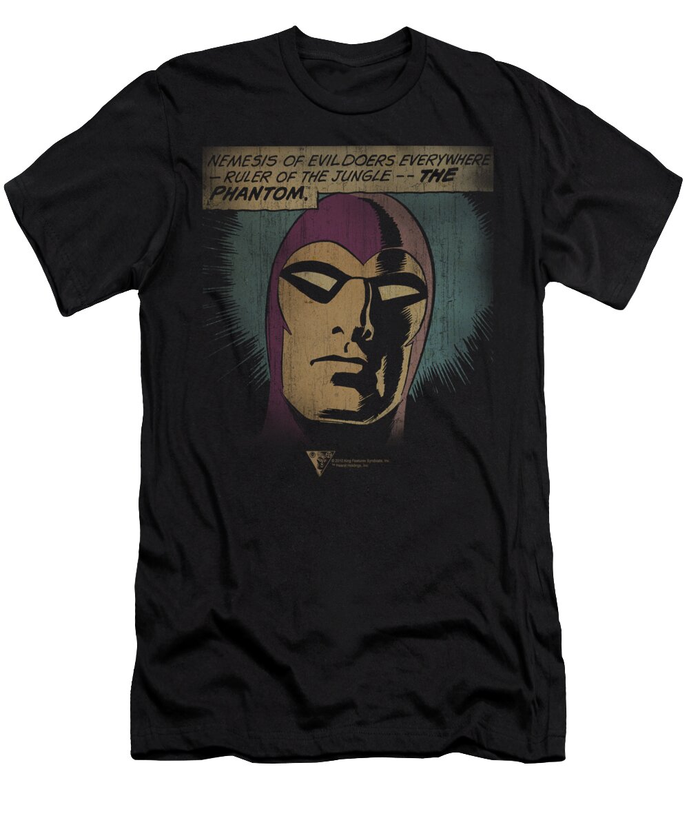  T-Shirt featuring the digital art Phantom - Evildoers Beware by Brand A