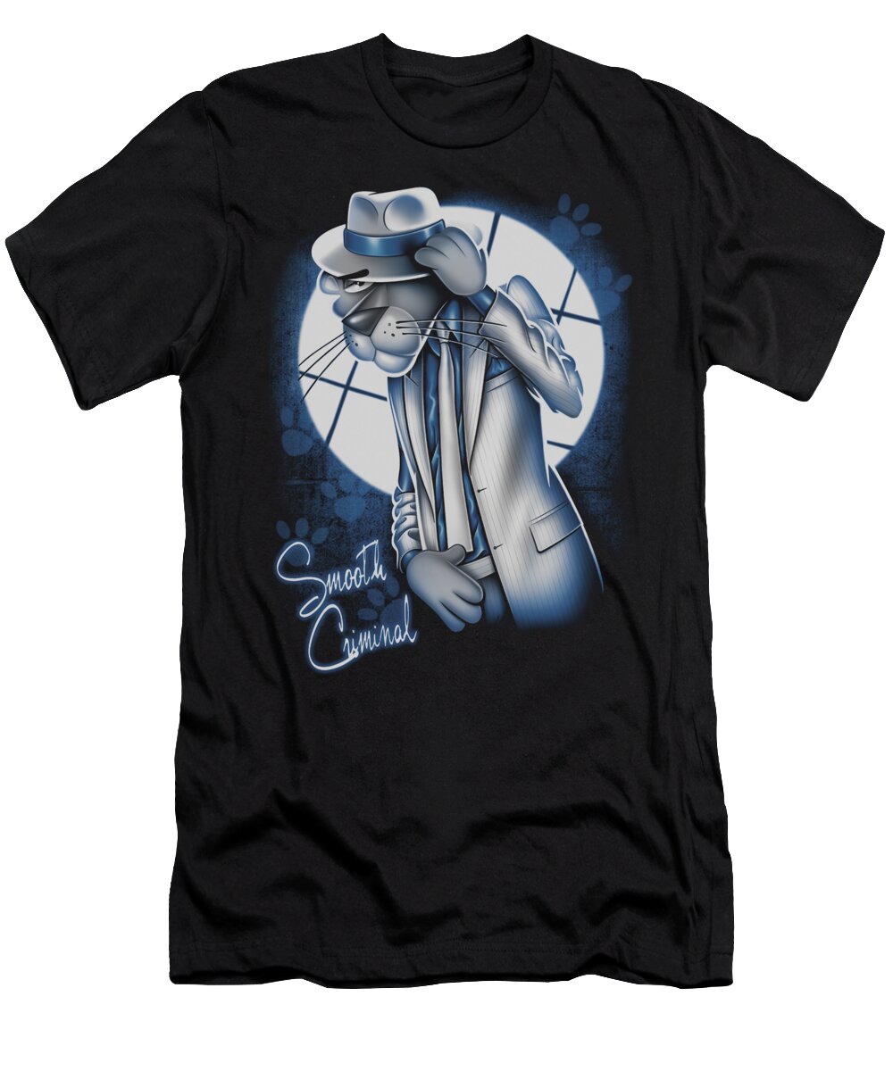  T-Shirt featuring the digital art Pink Panther - Smooth Criminal by Brand A