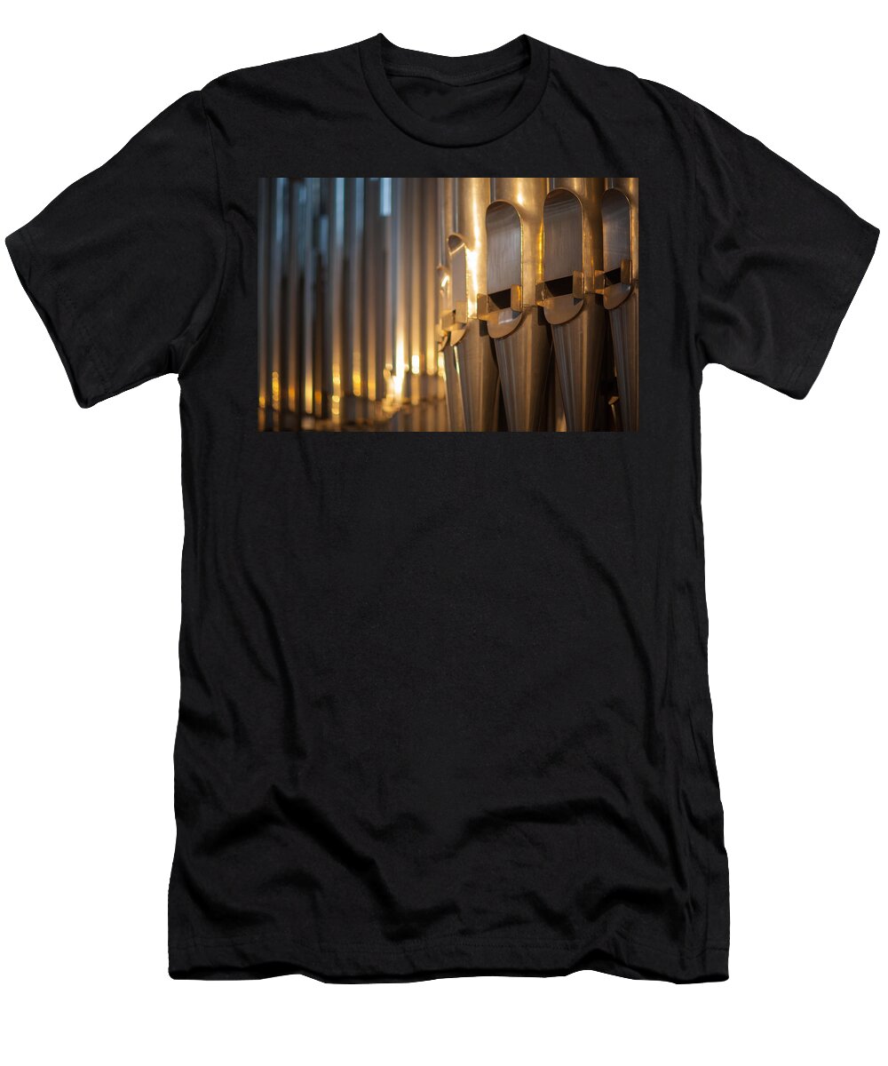 High T-Shirt featuring the photograph Pipes by Ralf Kaiser
