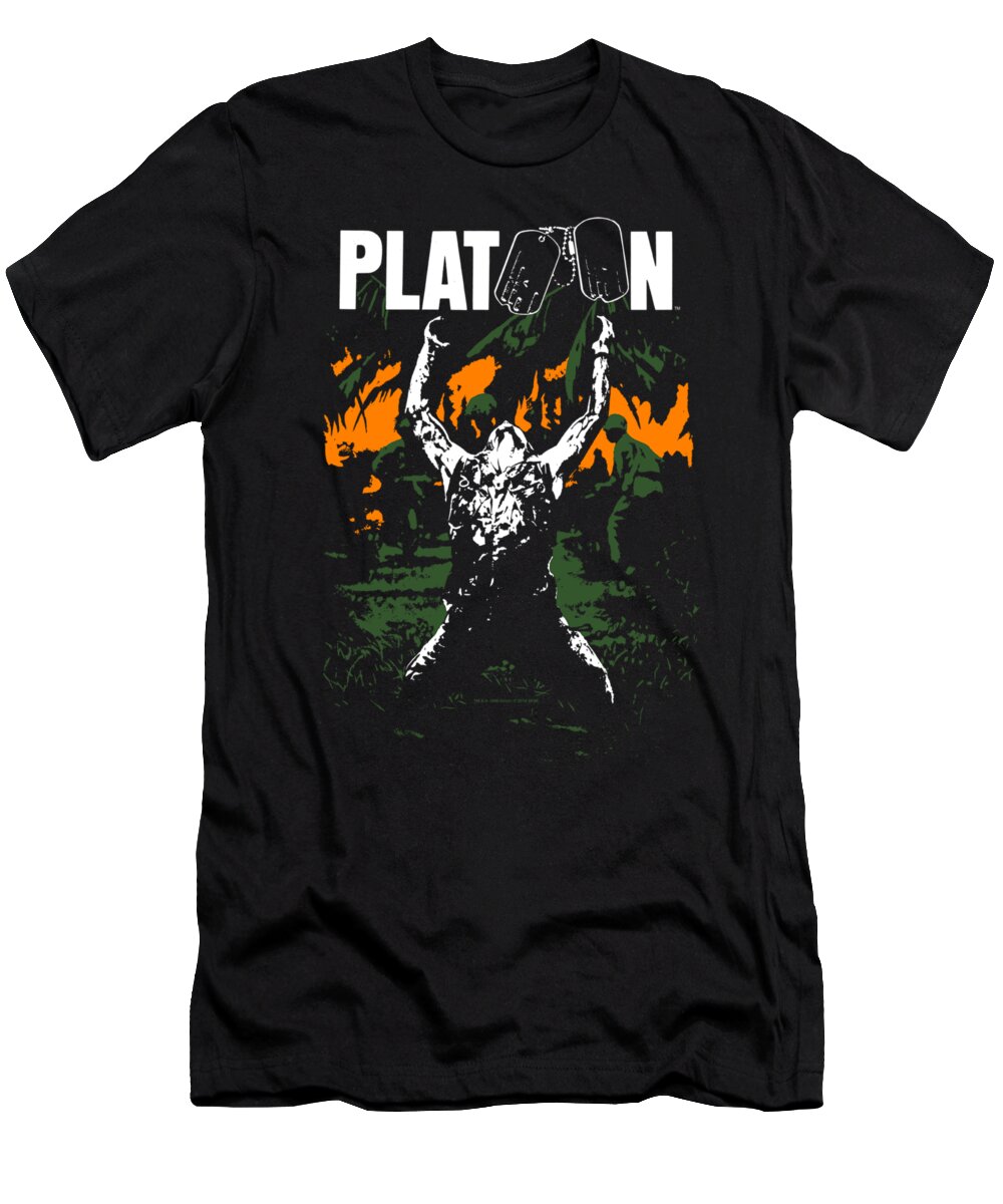  T-Shirt featuring the digital art Platoon - Graphic by Brand A