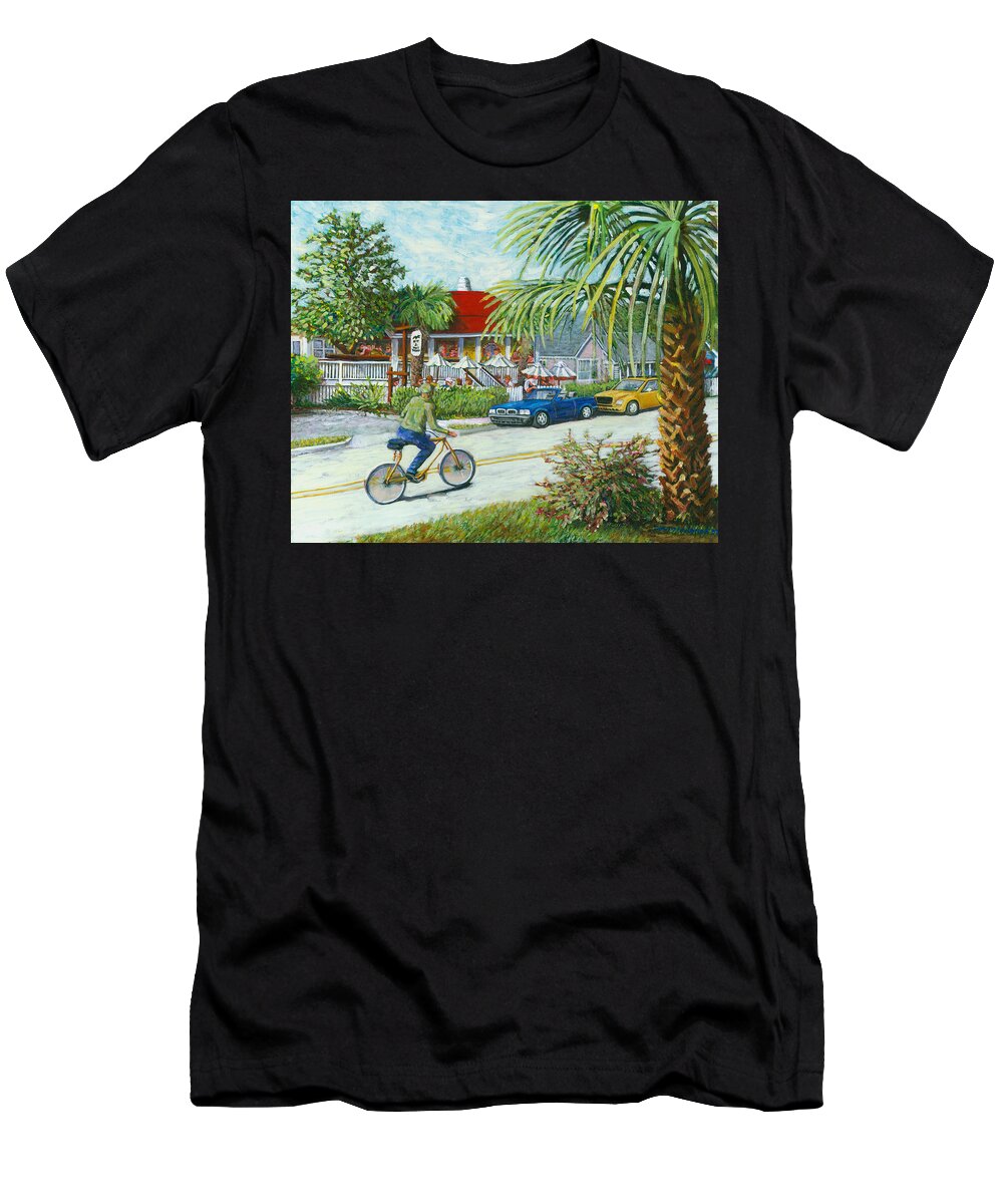 Edgar Allen Poe T-Shirt featuring the painting POE's Tavern by Thomas Michael Meddaugh