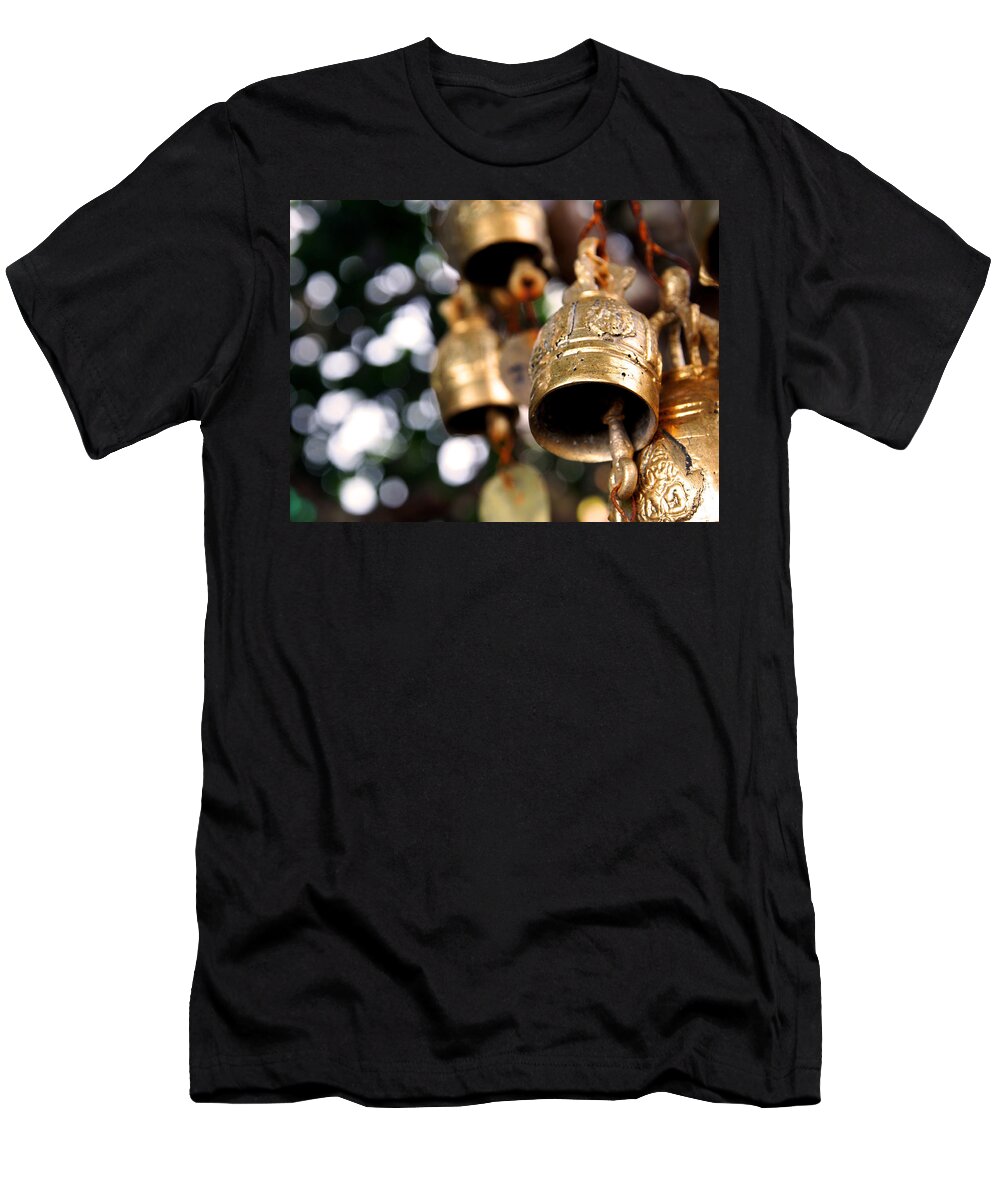 Prayer T-Shirt featuring the photograph Prayer Bells by Kaleidoscopik Photography