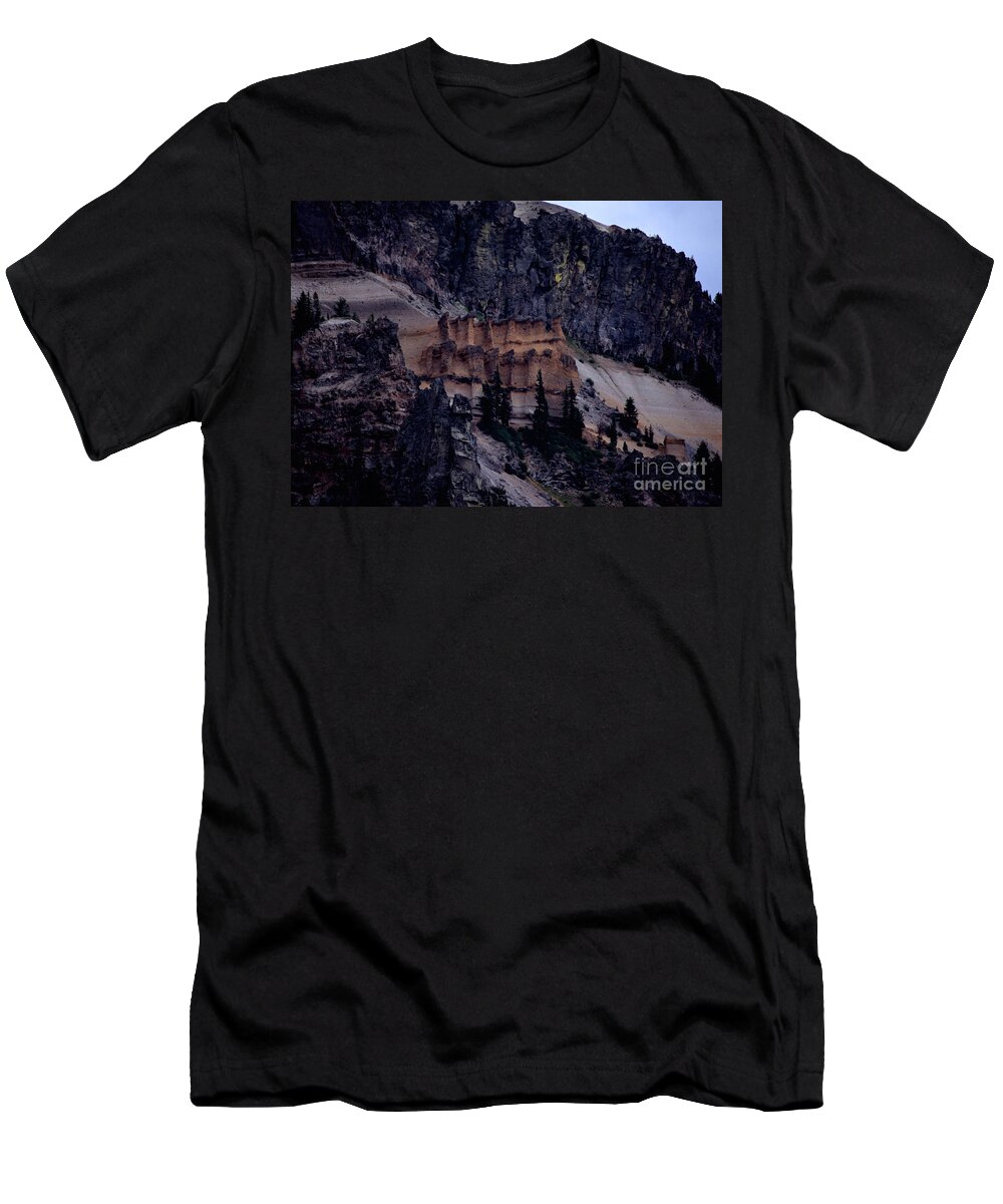 Pumice Castle T-Shirt featuring the photograph Pumice Castle I by Sharon Elliott