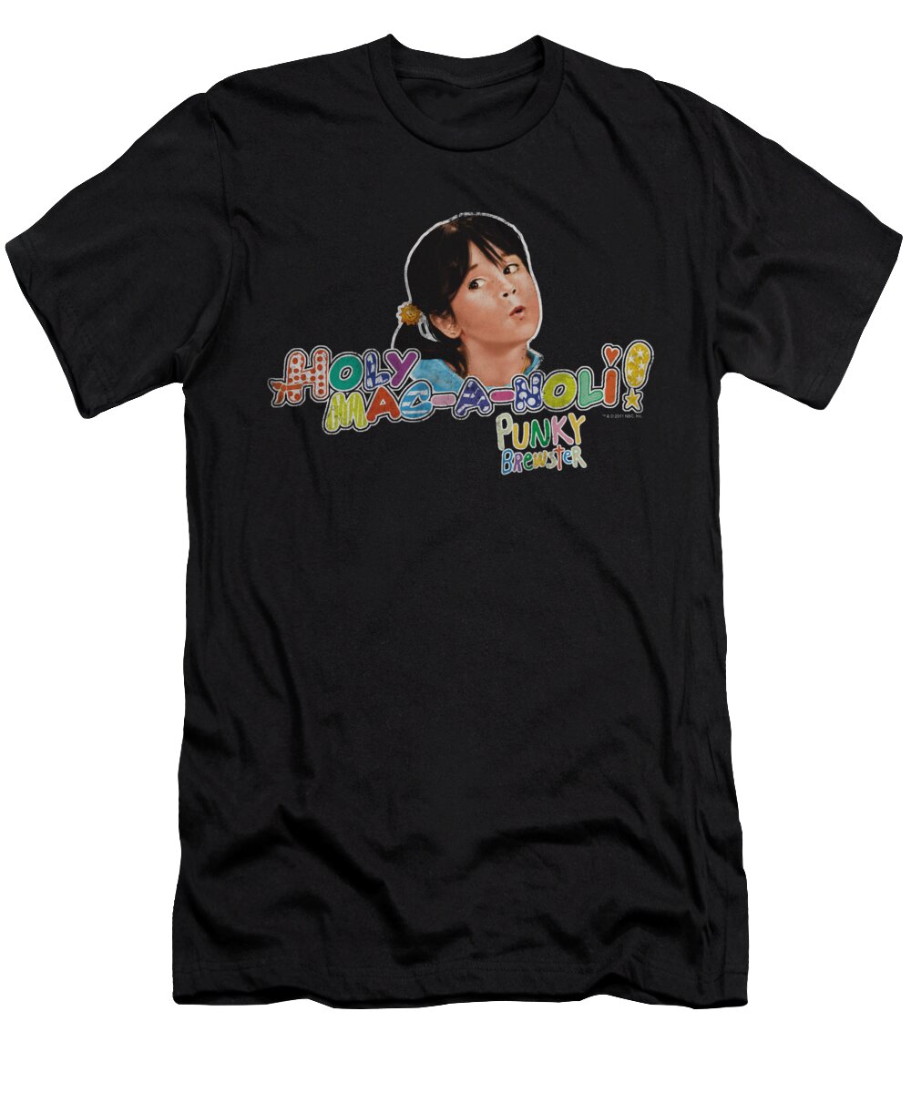 Punky Brewster T-Shirt featuring the digital art Punky Brewster - Holy Mac A Noli by Brand A