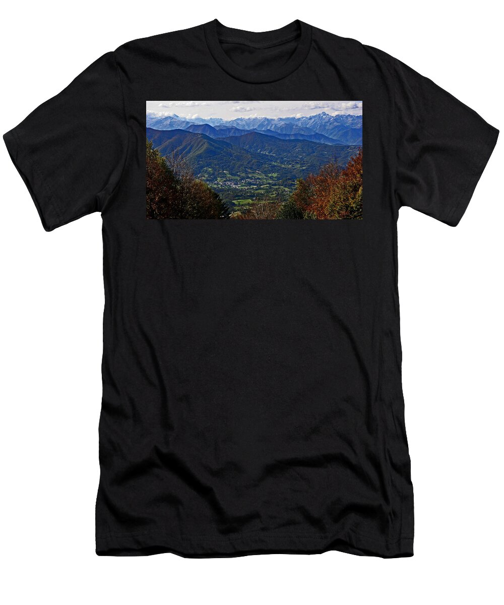 Pyrenees T-Shirt featuring the photograph Pyrenean View by John Topman