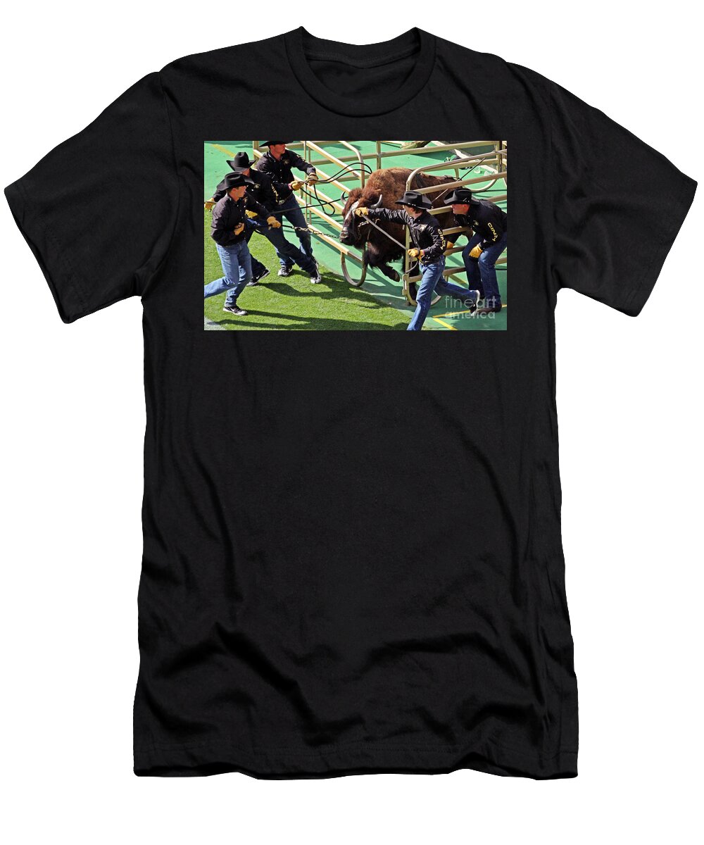 Colorado T-Shirt featuring the photograph Ralphie by Bob Hislop