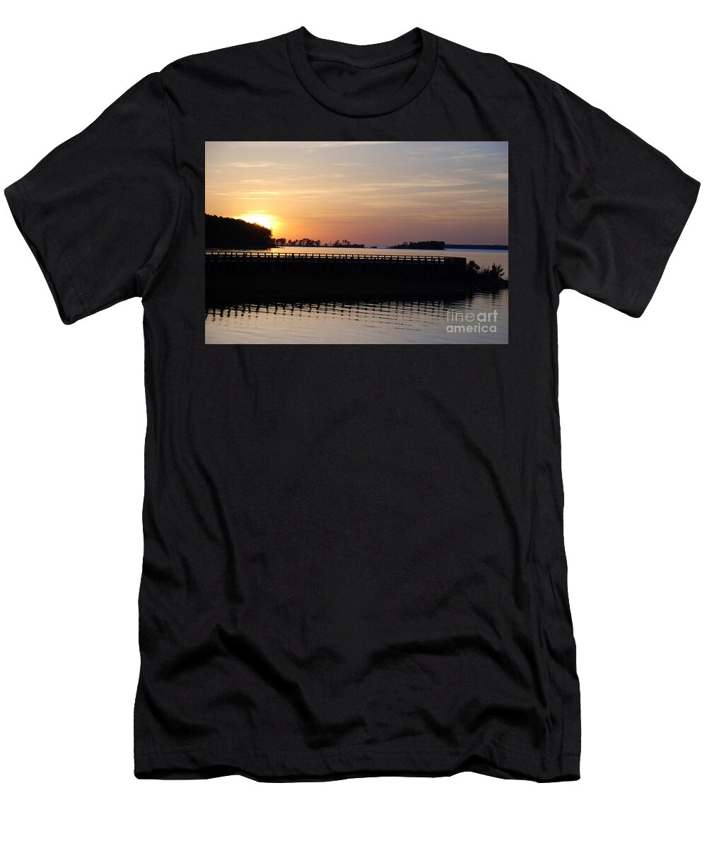 Beach T-Shirt featuring the photograph Rayburn Marina by Max Mullins