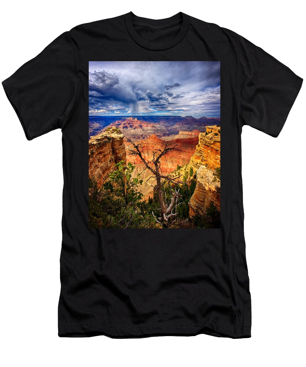 Grand Canyon T-Shirt featuring the photograph Reaching Up by Beth Sargent