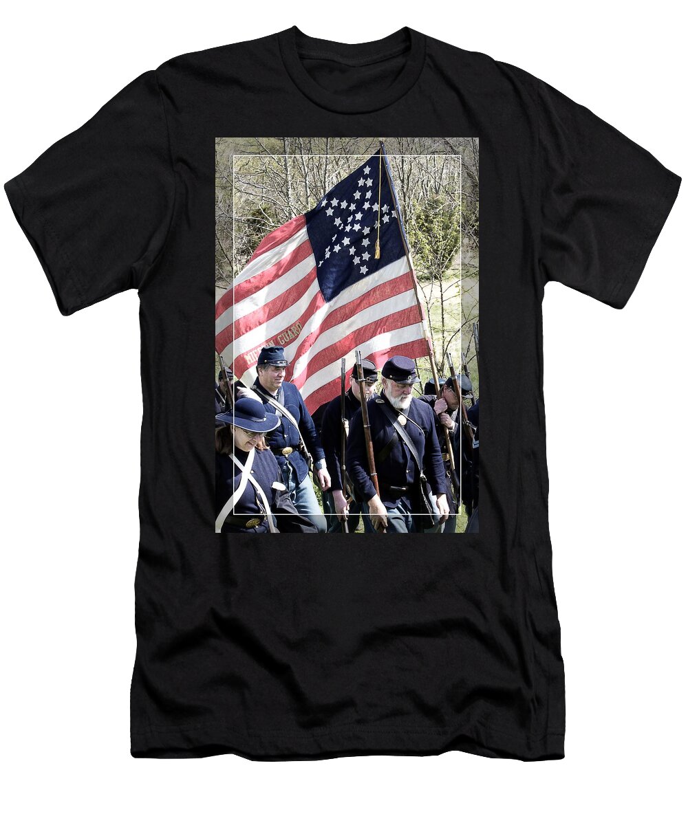 Flag T-Shirt featuring the photograph Rebel Flag by Alice Gipson