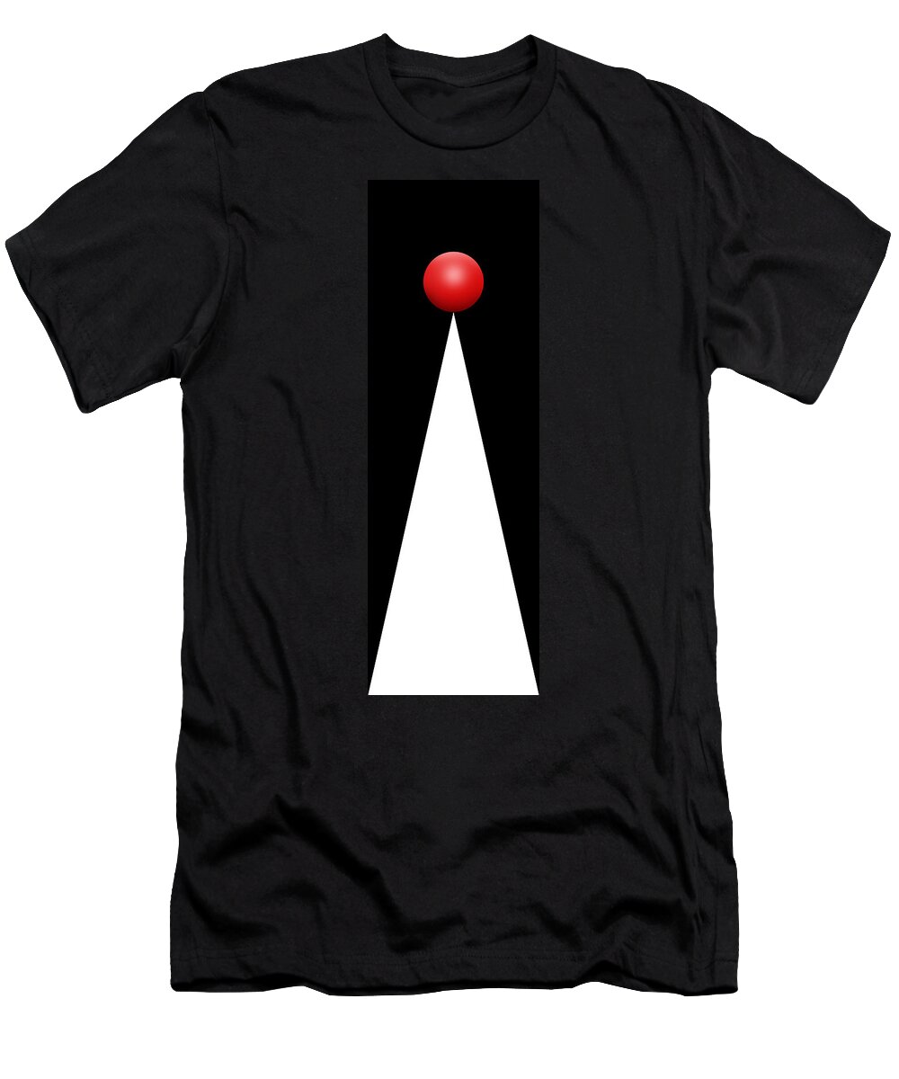 Pop Art T-Shirt featuring the photograph Red Ball 28 by Mike McGlothlen