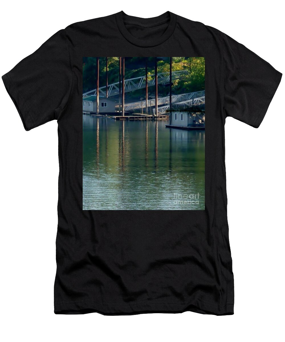 Reflections River T-Shirt featuring the photograph Reflections River by Susan Garren