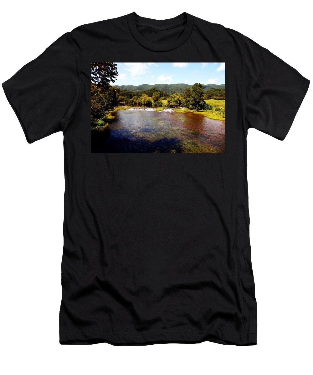 Rivers T-Shirt featuring the photograph Remembering Mendota by Karen Wiles