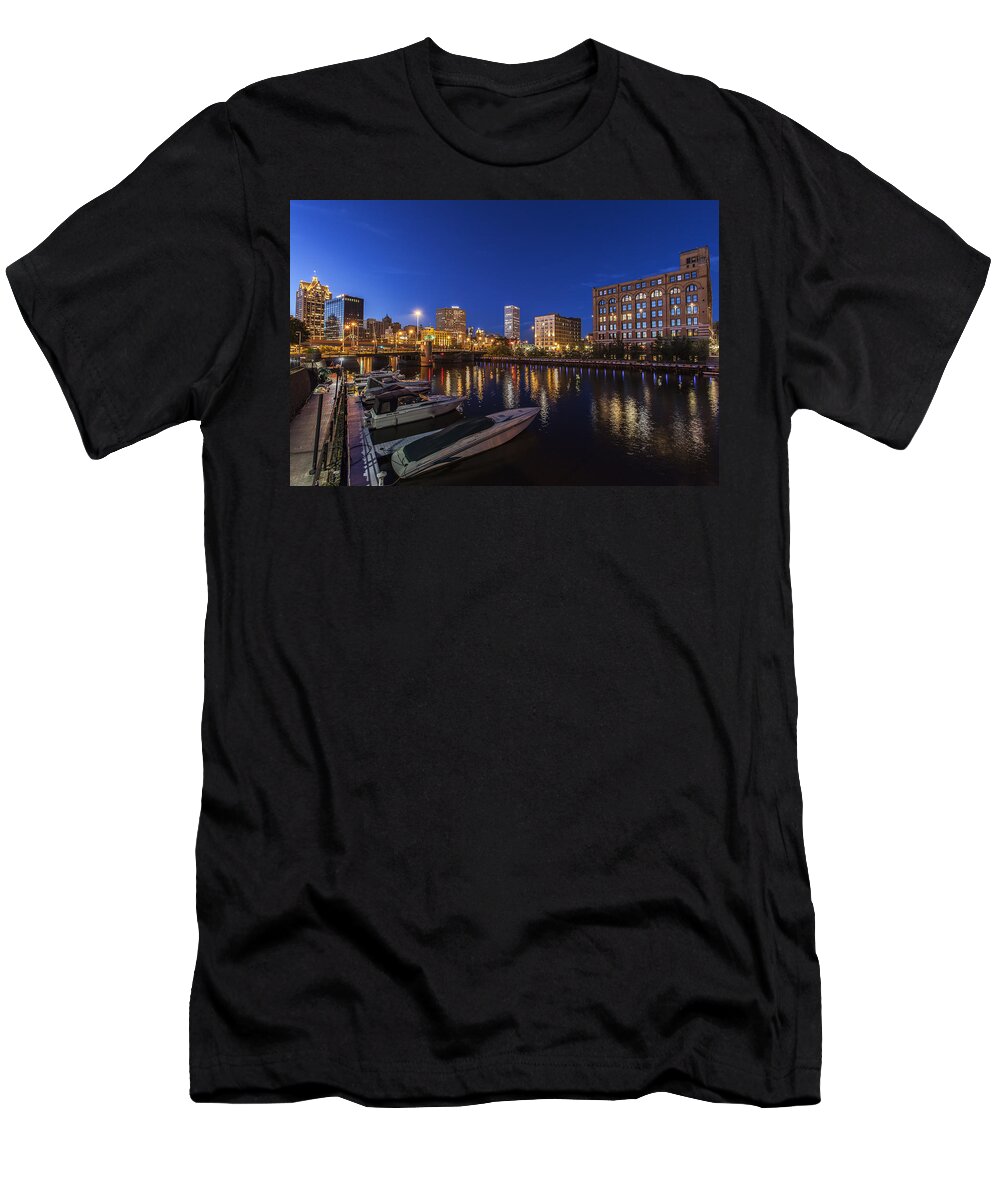 Www.cjschmit.com T-Shirt featuring the photograph River Nights by CJ Schmit