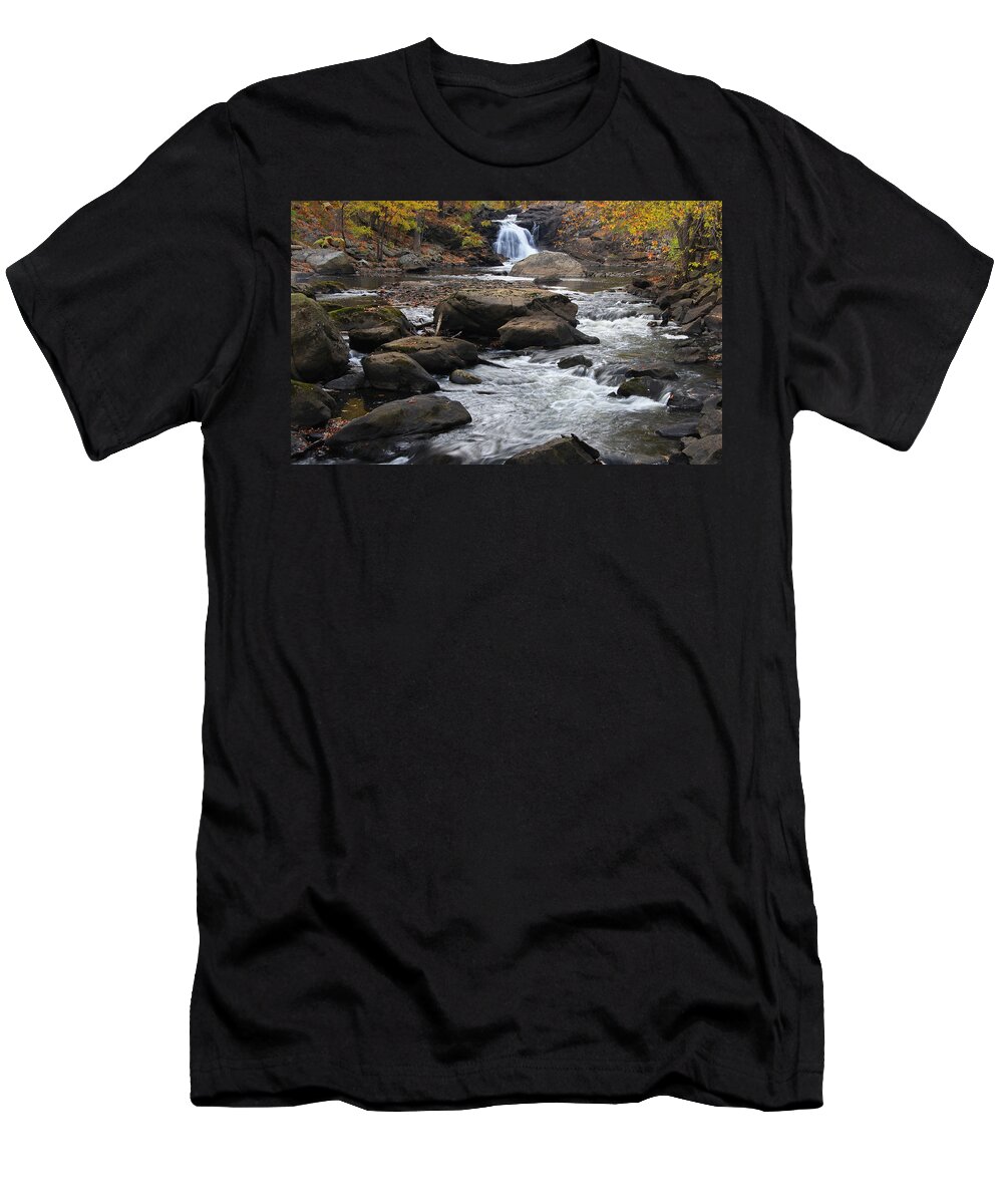 Rockaway River T-Shirt featuring the photograph Rockaway River by Allen Beatty