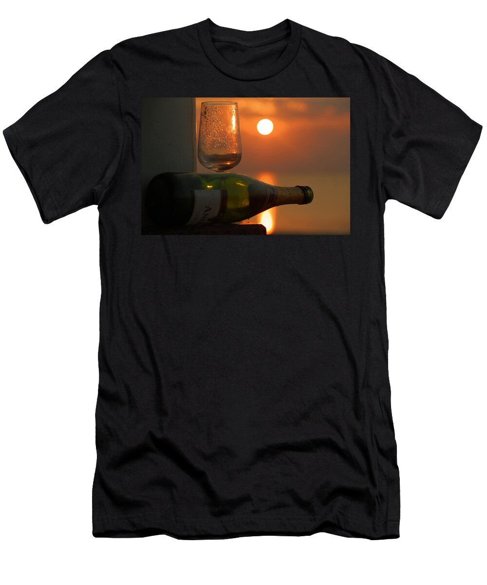 Sun T-Shirt featuring the photograph Romance by Leticia Latocki