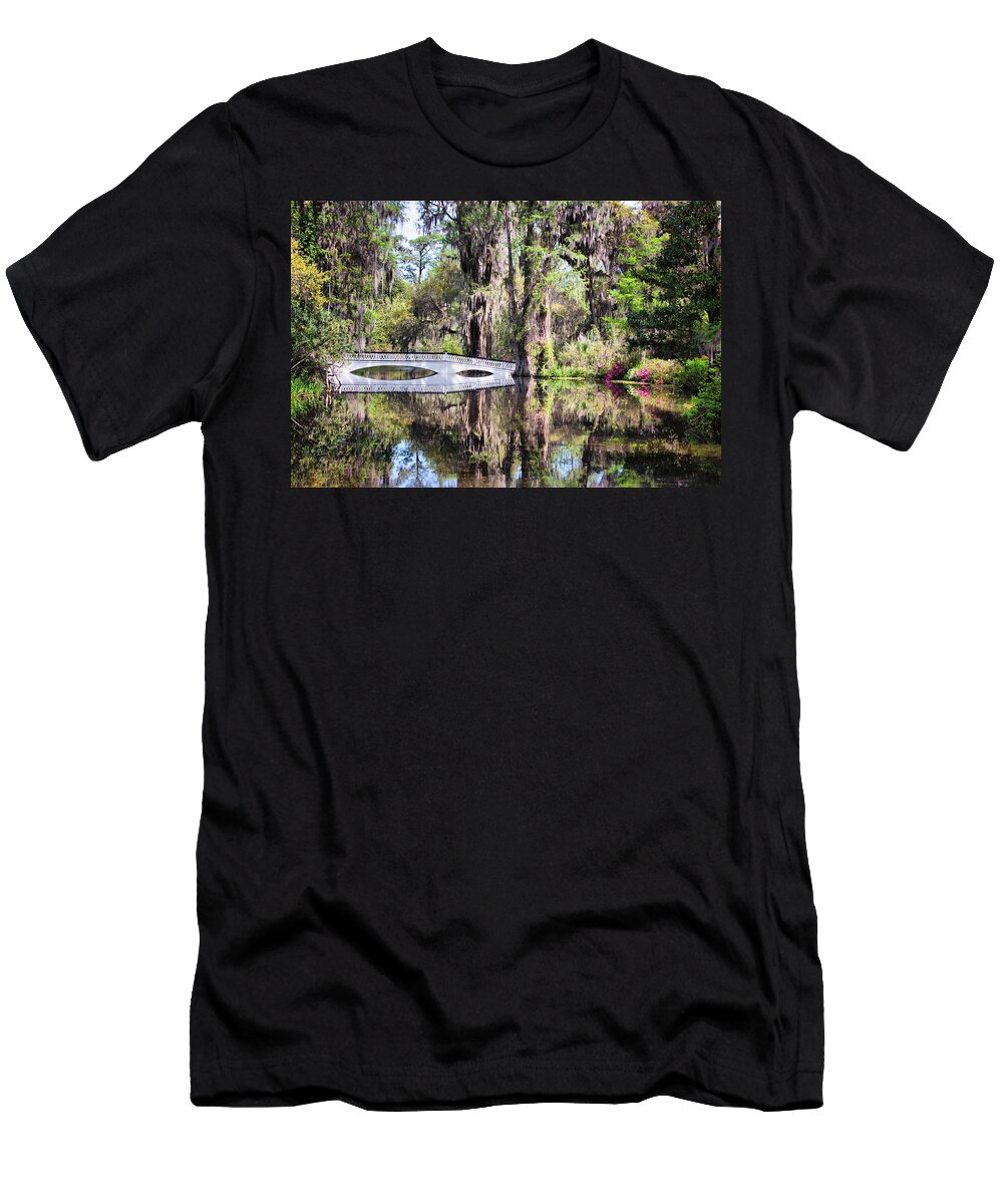 Water T-Shirt featuring the photograph Romantic Garden by Lynne Jenkins