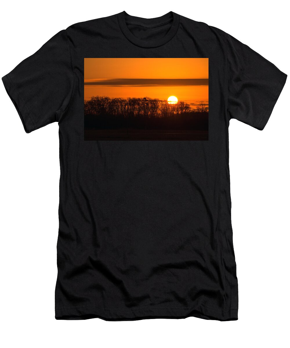 Roxanna T-Shirt featuring the photograph Roxanna Sunrise by Bill Swartwout