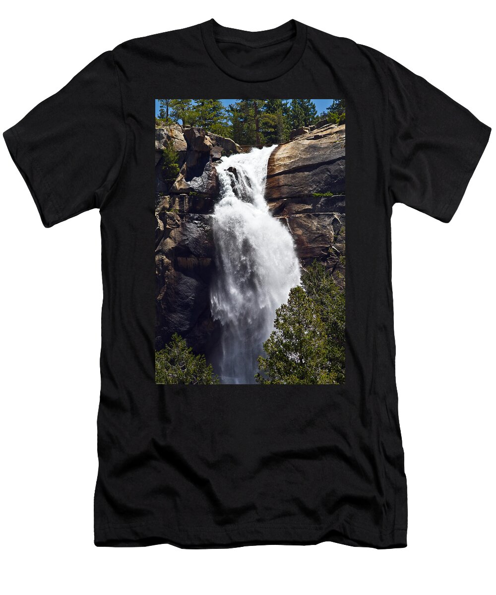 River T-Shirt featuring the photograph Rushing River by Brian Williamson