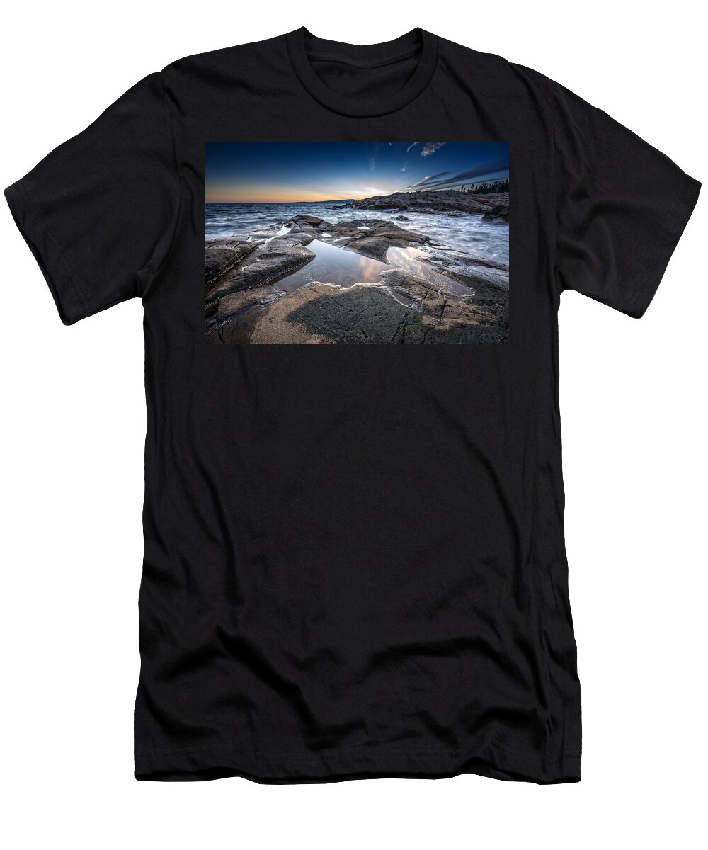 Schoodic T-Shirt featuring the photograph Schoodic Reflections by Rick Berk