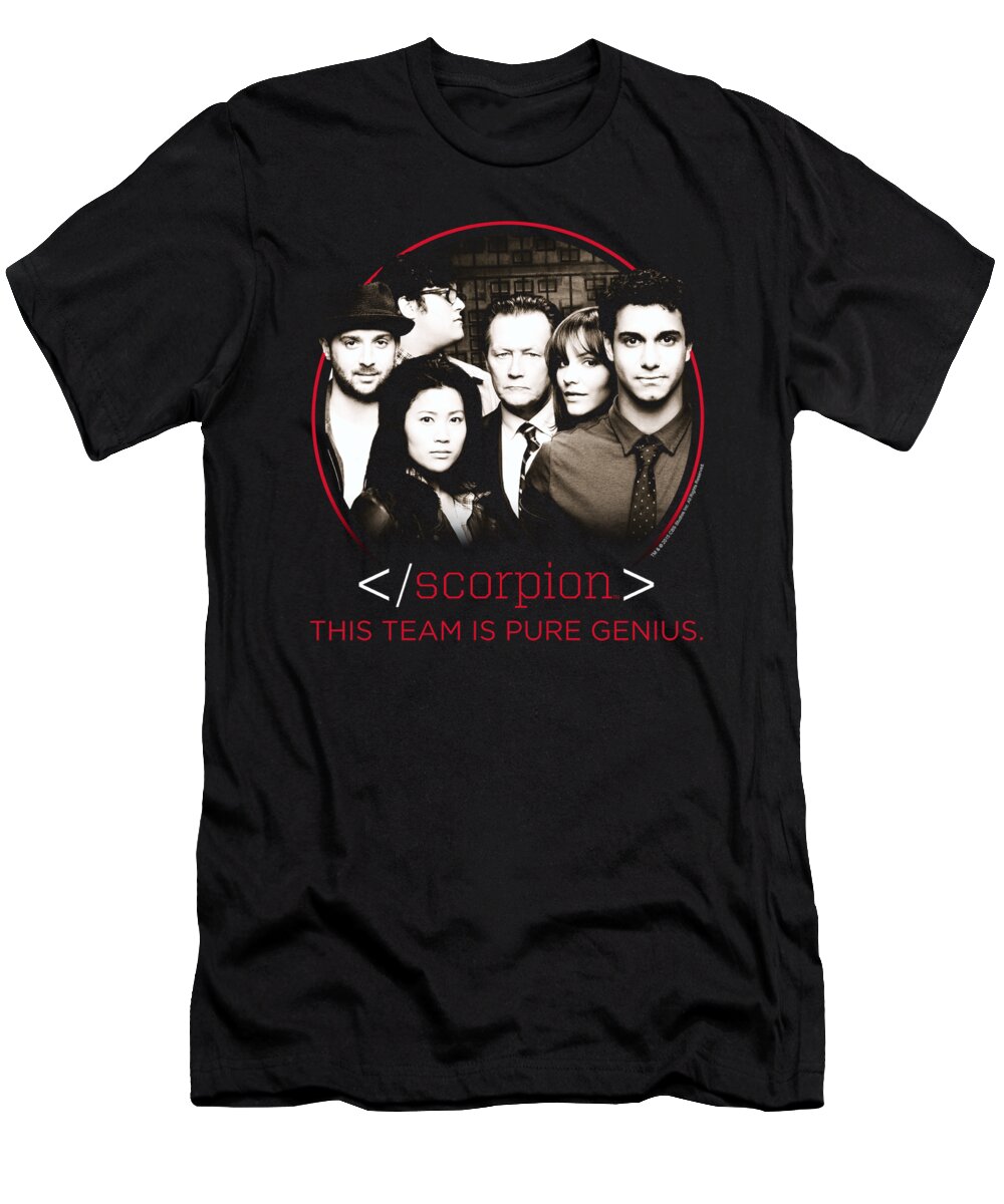  T-Shirt featuring the digital art Scorpion - Cast by Brand A