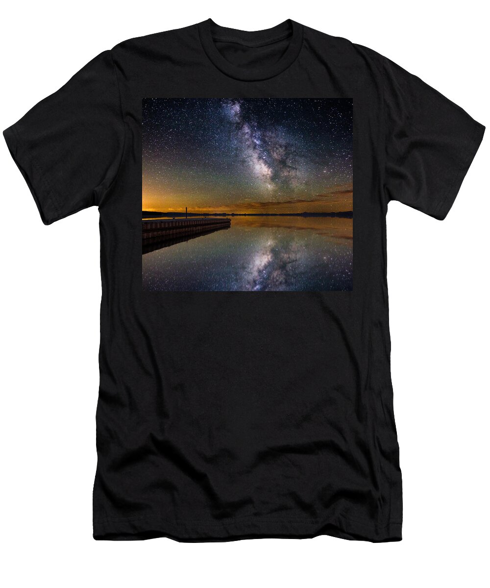 Milkyway T-Shirt featuring the photograph Serenity by Aaron J Groen
