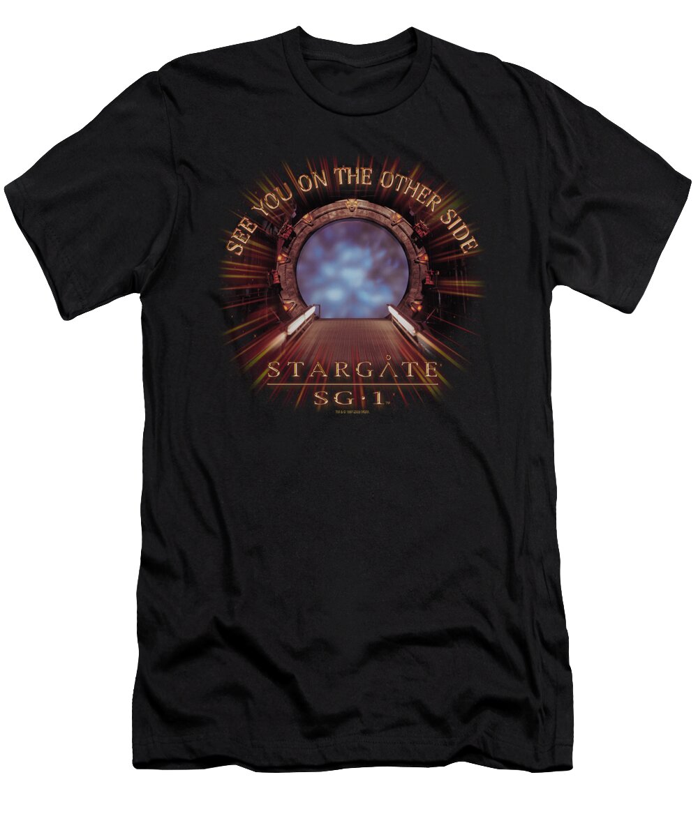  T-Shirt featuring the digital art Sg1 - Other Side by Brand A