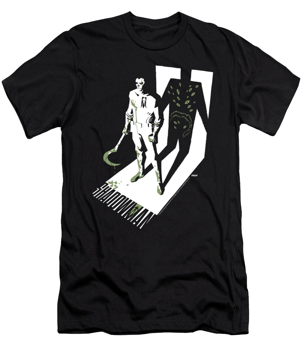  T-Shirt featuring the digital art Shadowman - Grim Shadow by Brand A