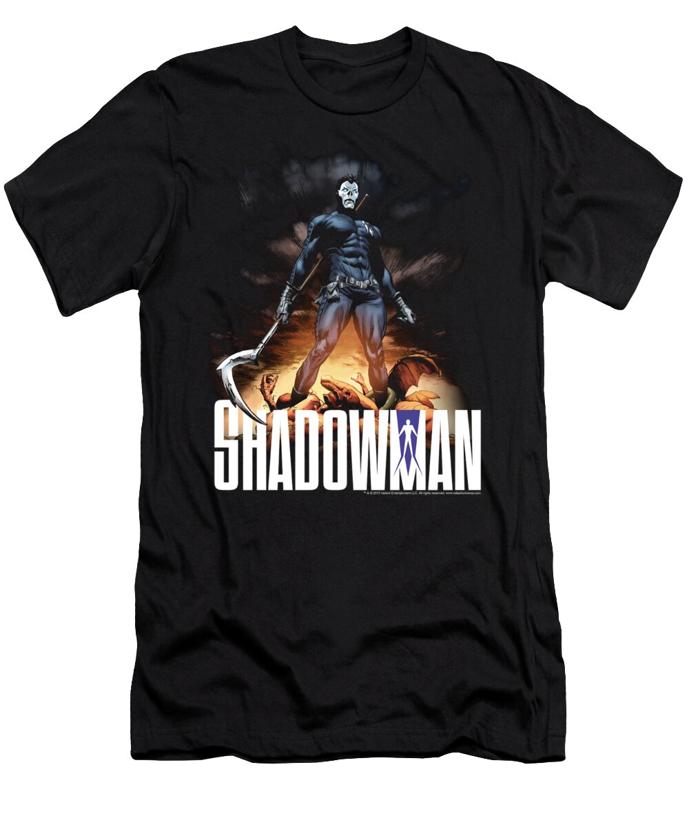  T-Shirt featuring the digital art Shadowman - Shadow Victory by Brand A