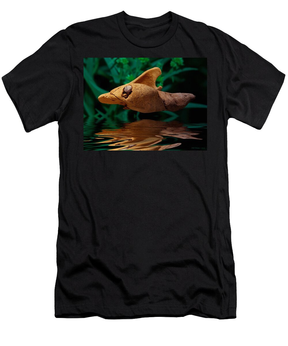 Driftwood T-Shirt featuring the photograph Sharkwood by WB Johnston
