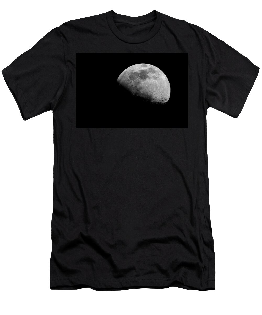 Night T-Shirt featuring the photograph Silver Moon by AM FineArtPrints