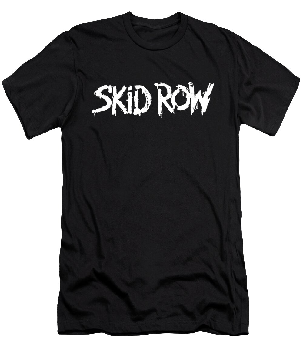  T-Shirt featuring the digital art Skid Row - Logo by Brand A