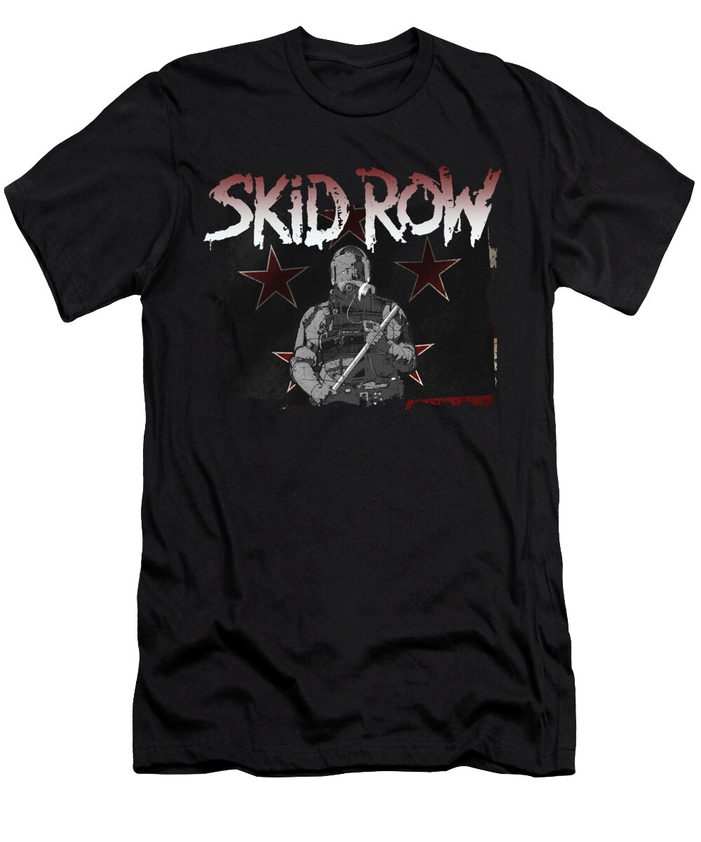  T-Shirt featuring the digital art Skid Row - Unite World Rebellion by Brand A