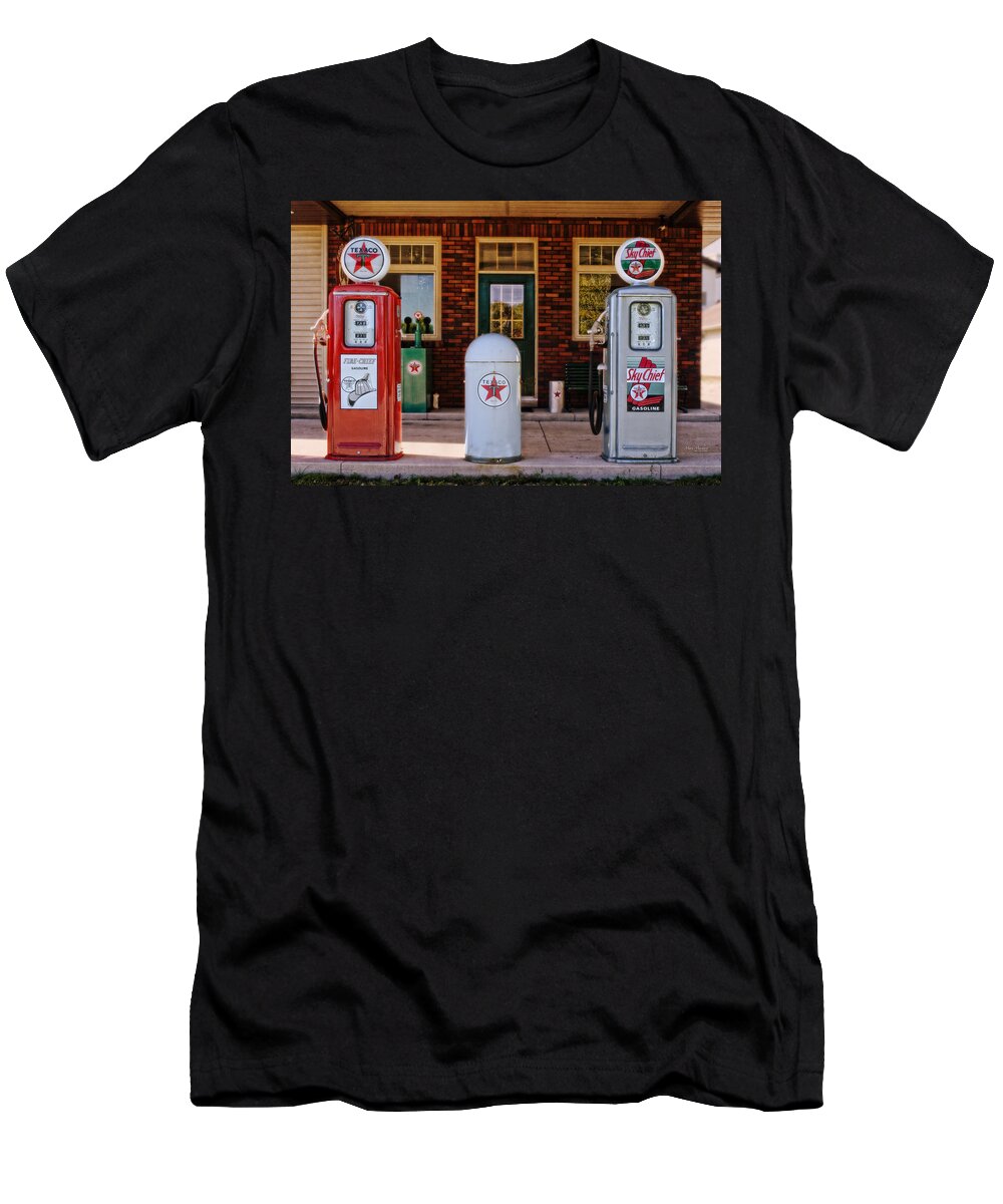 Texaco T-Shirt featuring the photograph Sky Chief  by Mary Machare