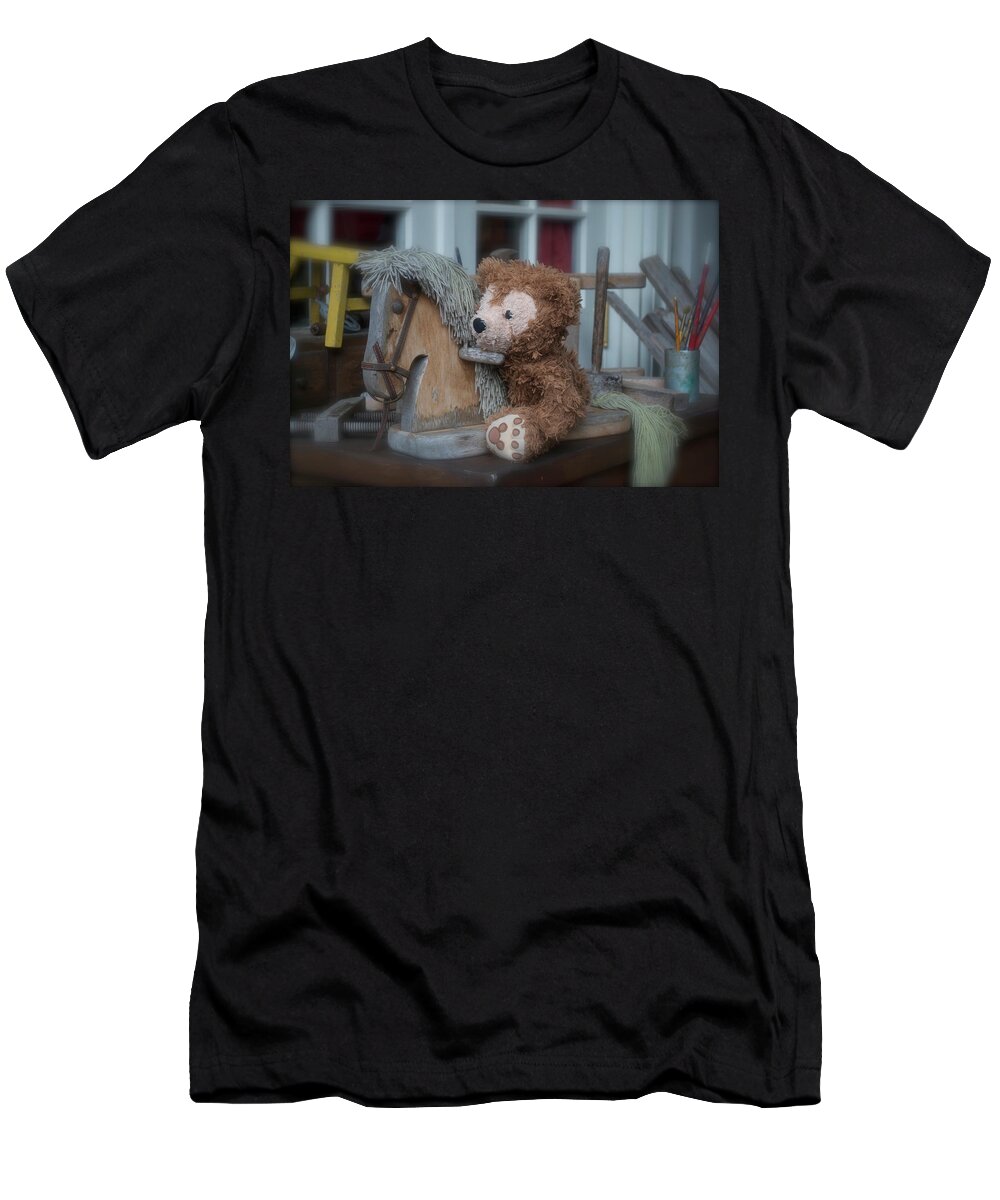 Fantasy T-Shirt featuring the photograph Sleepy Cowboy Bear by Thomas Woolworth