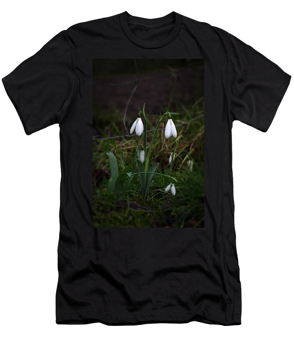 Nature T-Shirt featuring the photograph Snowdrops by Spikey Mouse Photography