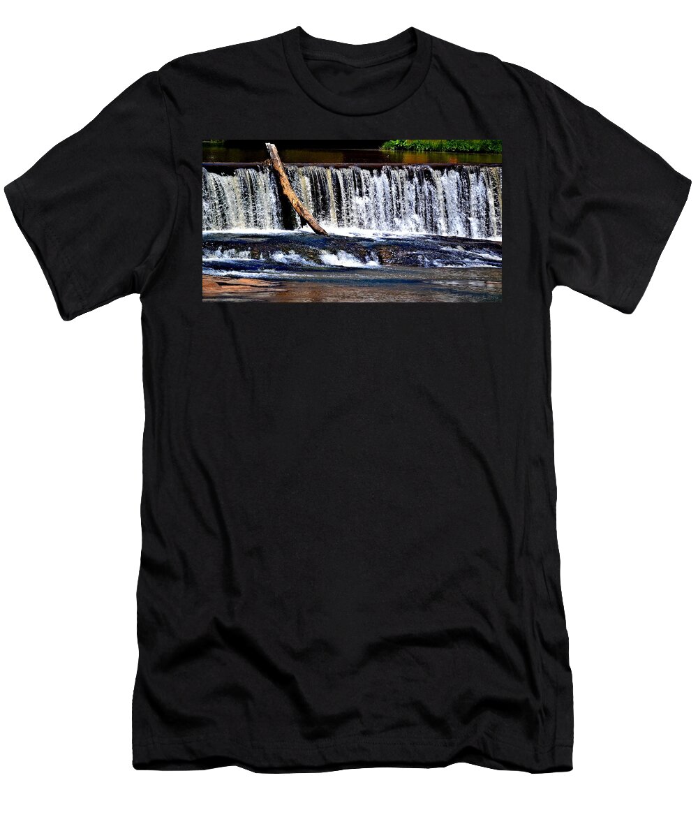 South Fork River T-Shirt featuring the photograph South Fork River by Tara Potts
