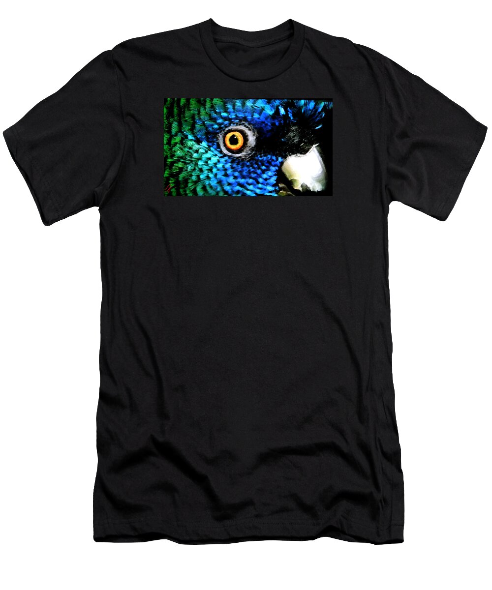 Colette T-Shirt featuring the painting Speaking Eye by Colette V Hera Guggenheim