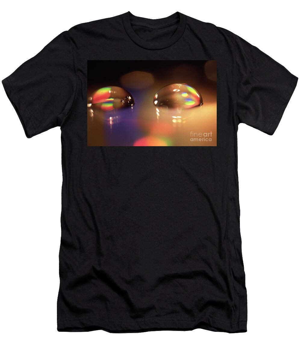 Abstract T-Shirt featuring the photograph Spectrum of colors by Heiko Koehrer-Wagner