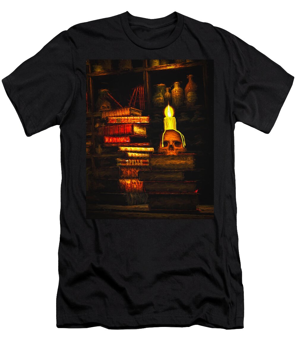 Spell T-Shirt featuring the painting Spells by Bob Orsillo