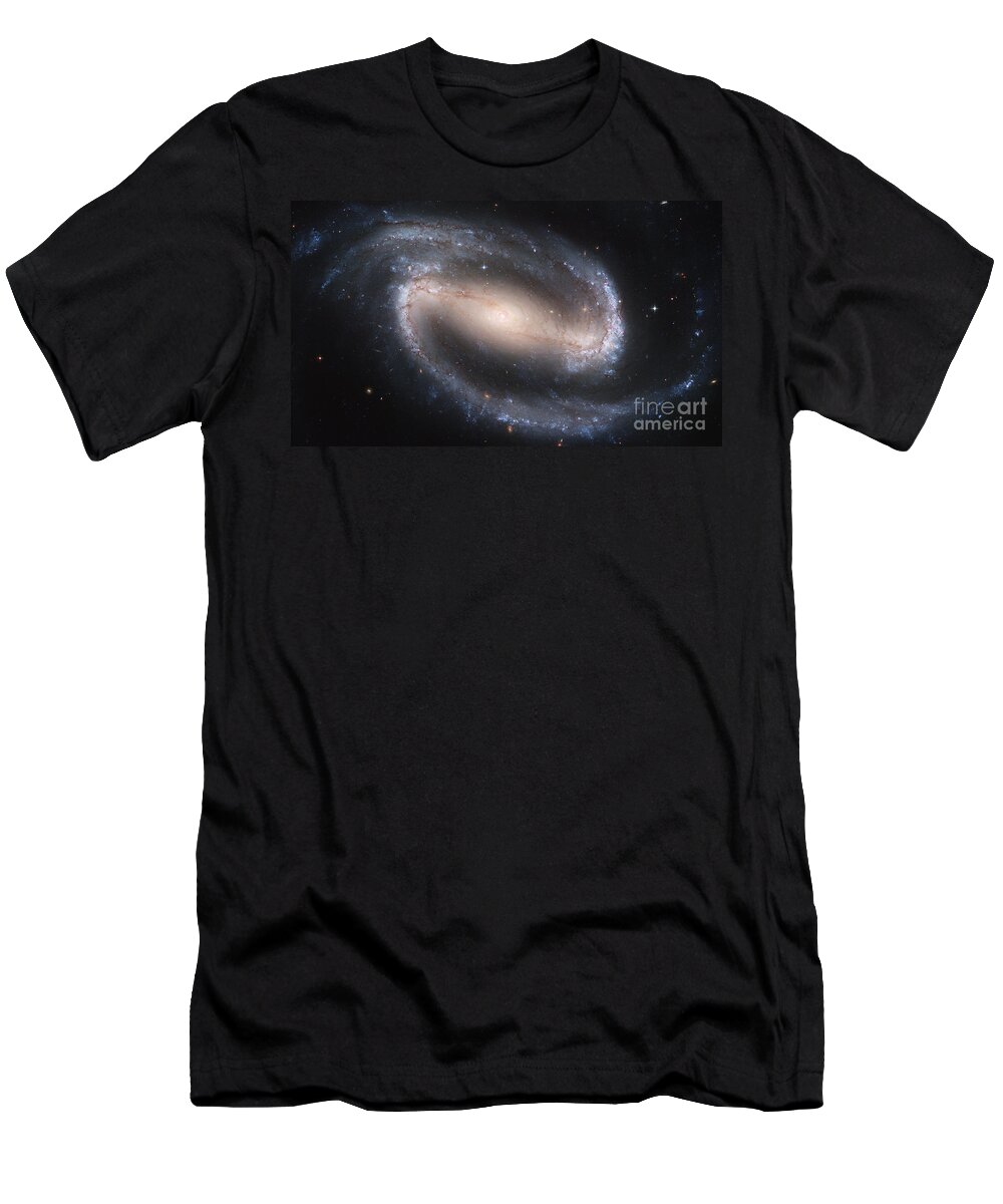 Ngc 1300 T-Shirt featuring the photograph Spiral Galaxy Ngc 1300 by Science Source