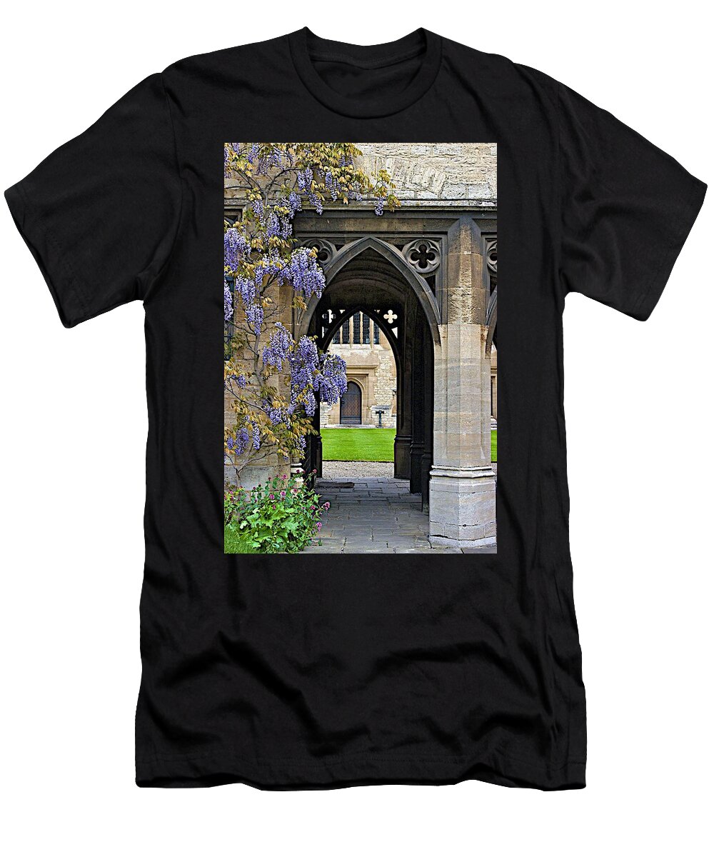 Arch T-Shirt featuring the photograph St. Cross Arches by Joseph Yarbrough