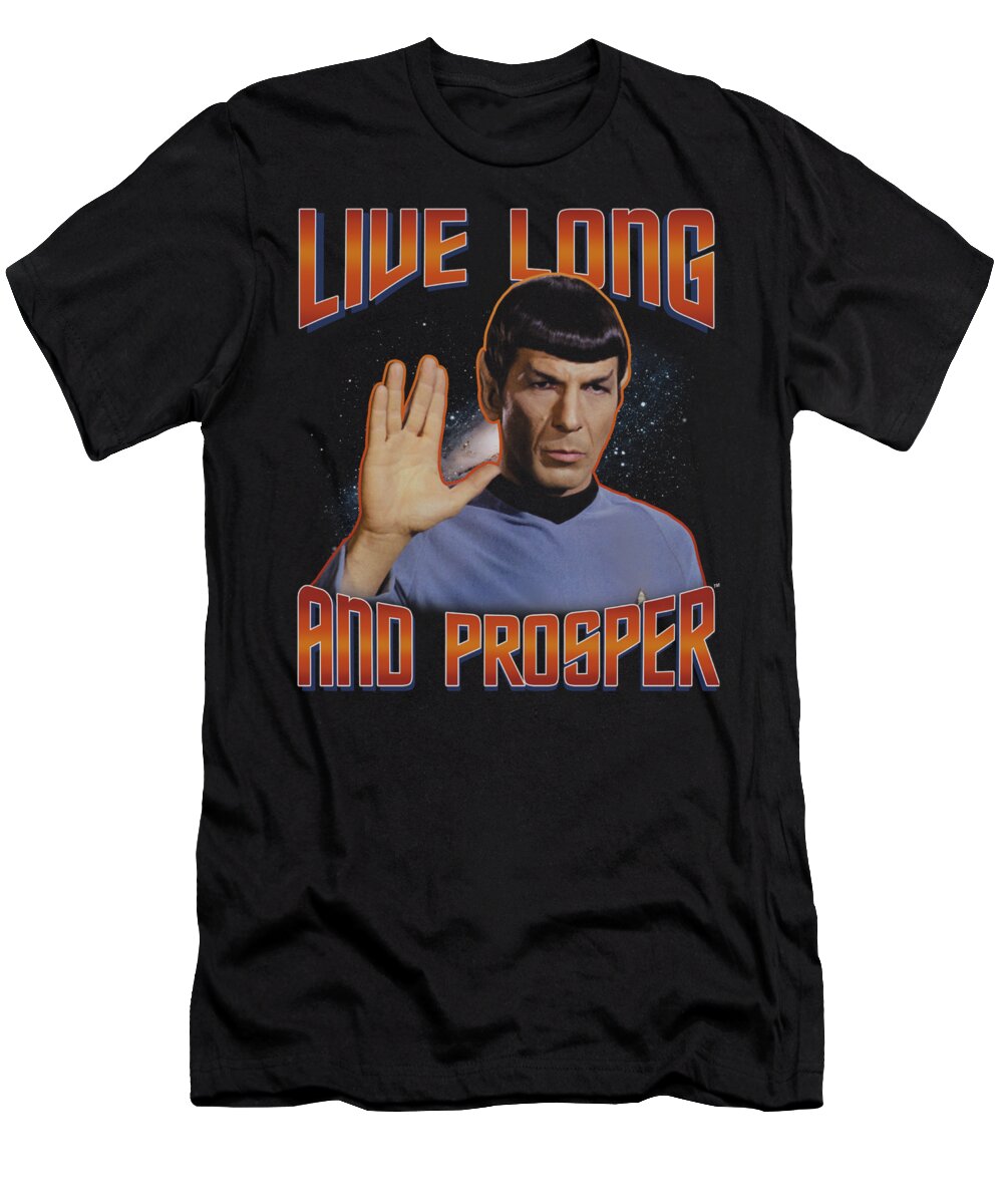 Celebrity T-Shirt featuring the digital art St Original - Live Long And Prosper by Brand A