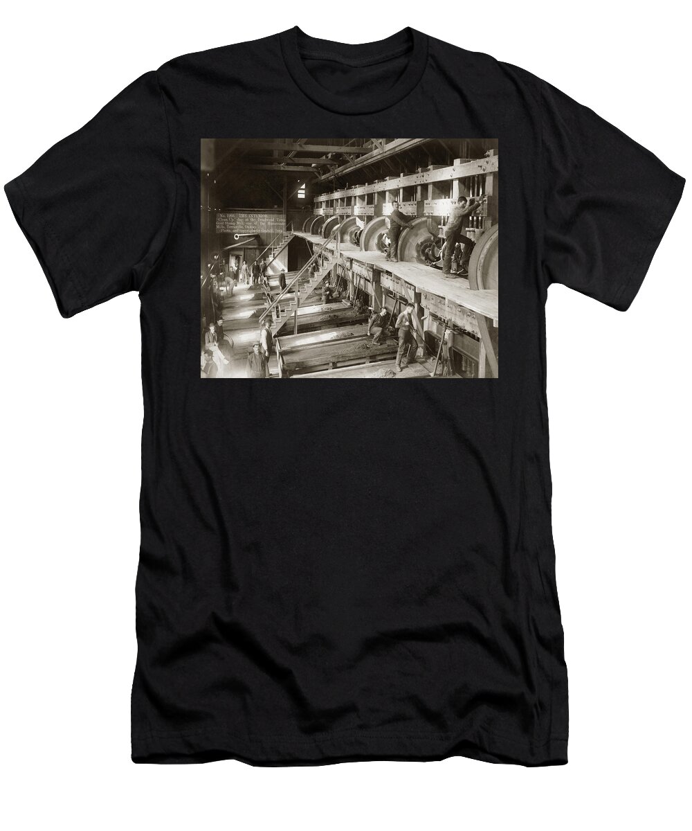 1888 T-Shirt featuring the photograph Stamp Mill, 1888 by Granger