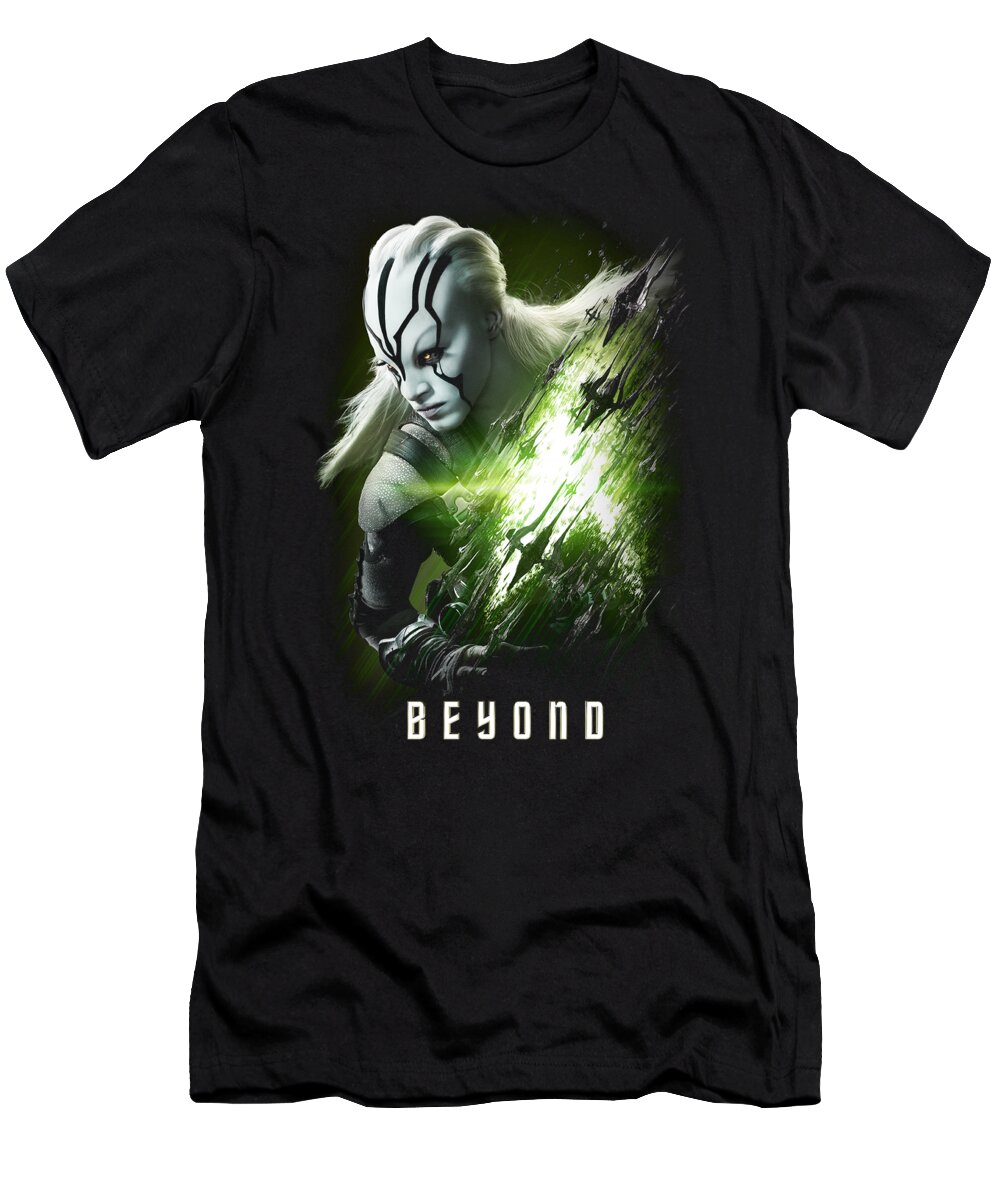  T-Shirt featuring the digital art Star Trek Beyond - Jaylah Poster by Brand A
