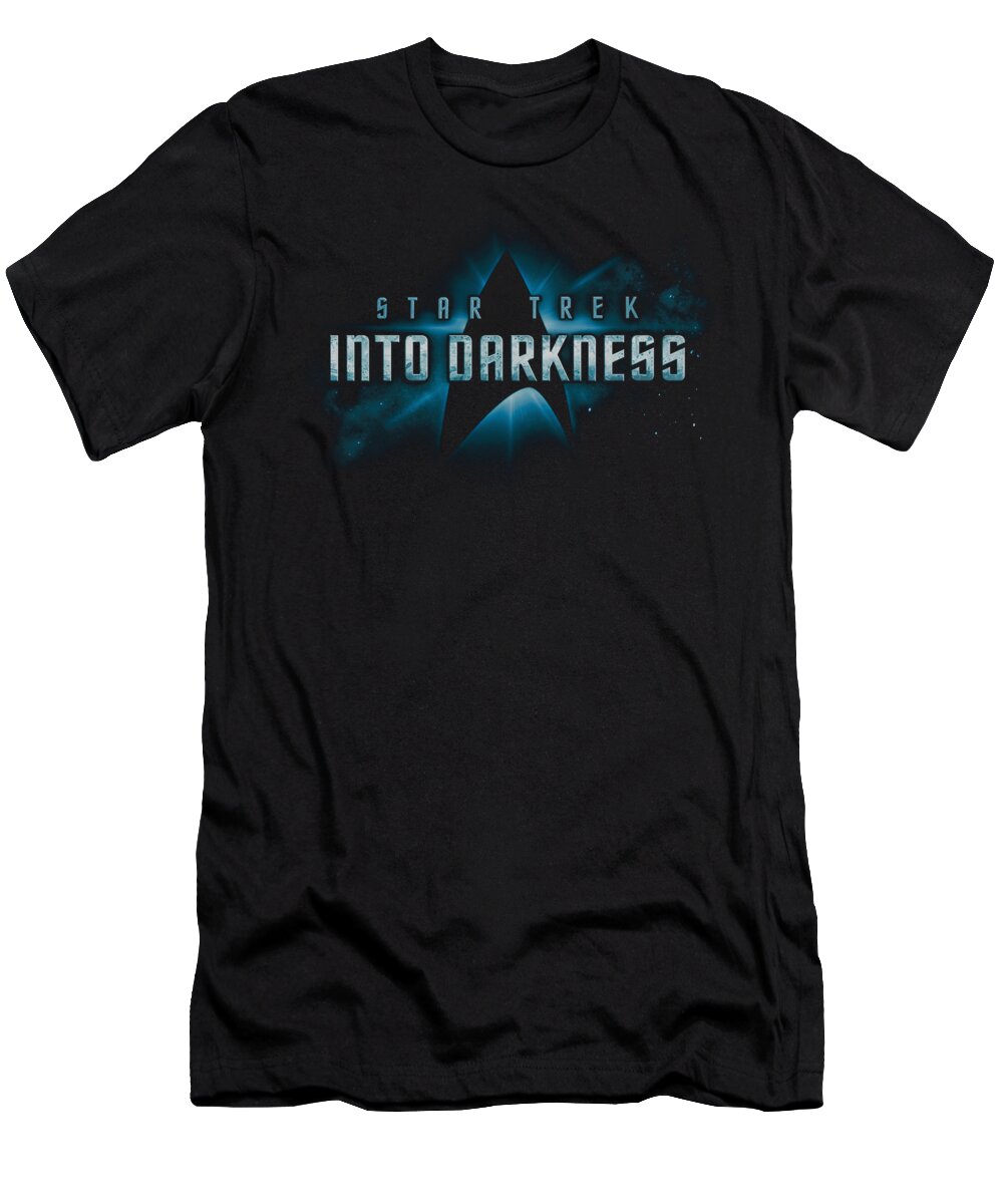 Star Trek T-Shirt featuring the digital art Star Trek - Into Darkness Logo by Brand A
