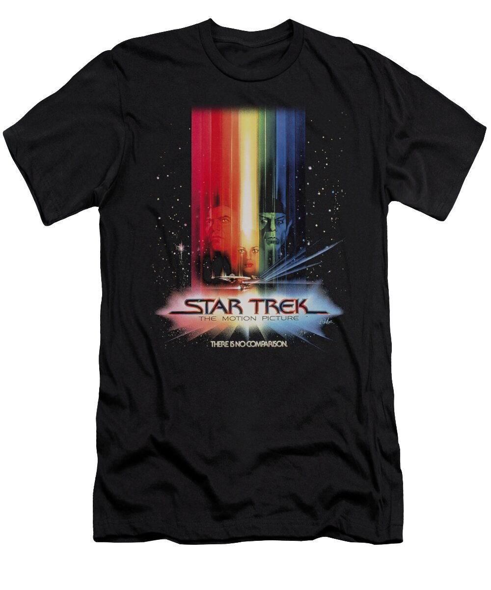Star Trek T-Shirt featuring the digital art Star Trek - Motion Picture Poster by Brand A