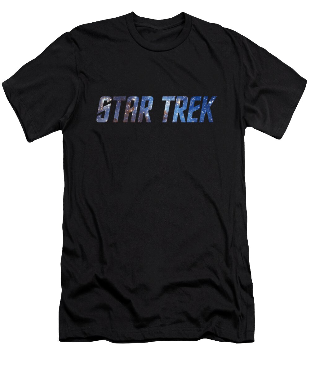  T-Shirt featuring the digital art Star Trek - Space Logo by Brand A