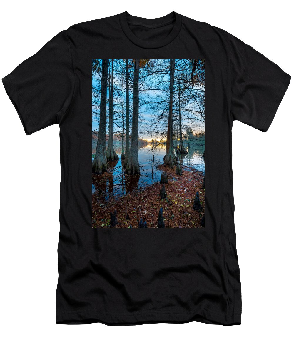 Steinhagen Reservoir T-Shirt featuring the photograph Steinhagen Reservoir Vertical by David Morefield
