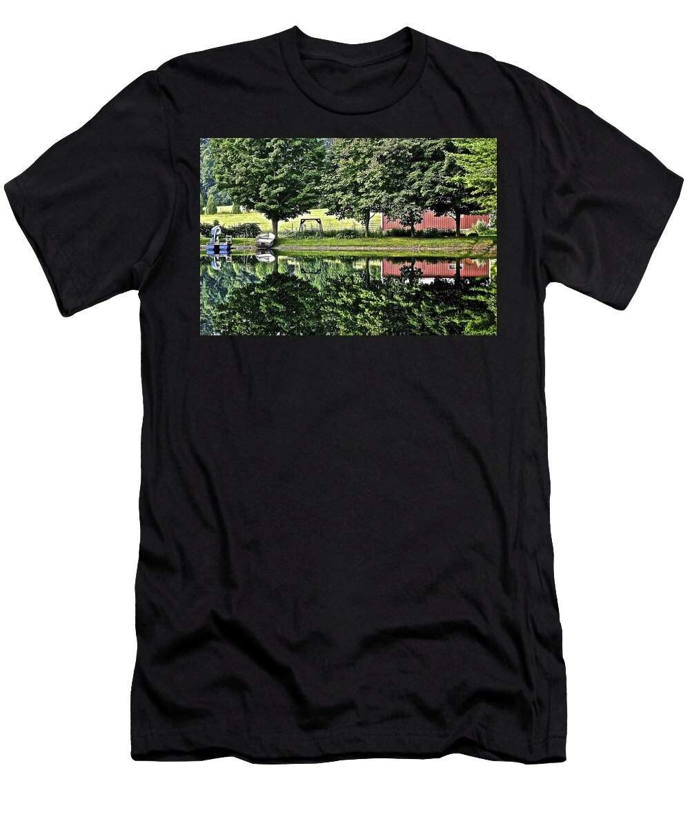 Summer T-Shirt featuring the photograph Summer Getaway by Frozen in Time Fine Art Photography
