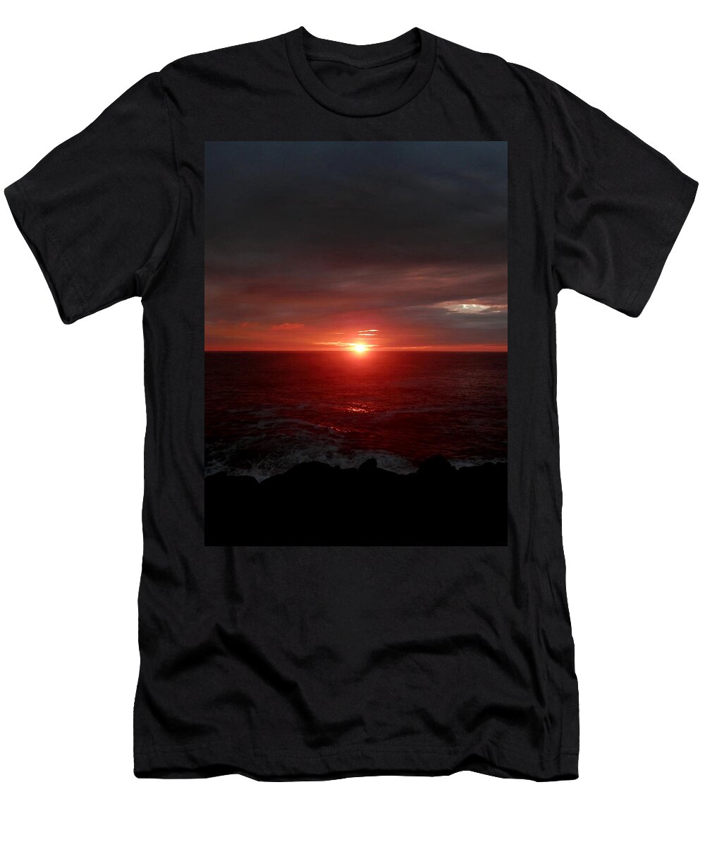 Sunrise T-Shirt featuring the photograph Sunrise At Cape Spear by Zinvolle Art
